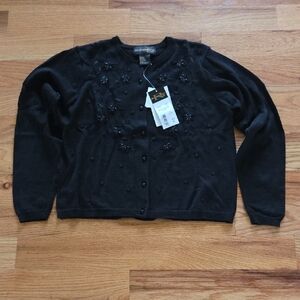 Brand New Requirements Black Cardigan Size PS